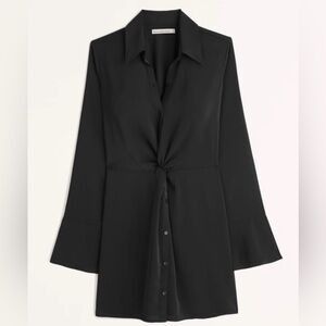 Abercrombie Long-Sleeve Front Knot Dress